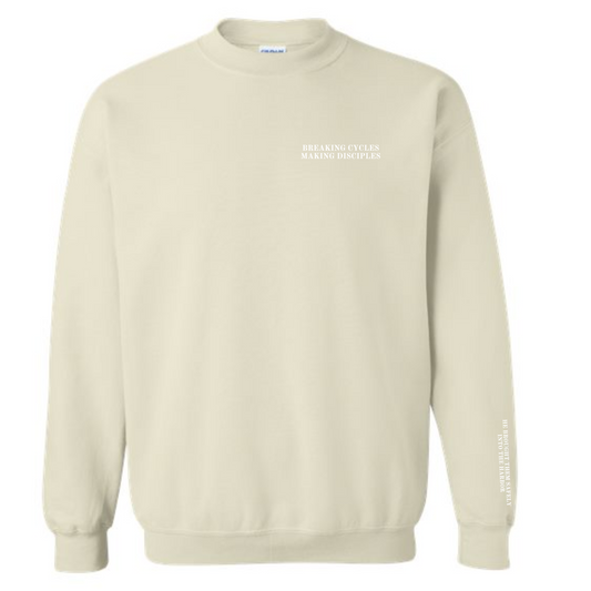 Harbor Stacked Crewneck (Sand)