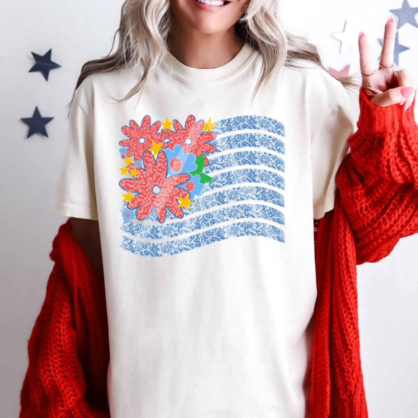 Lace American Flag